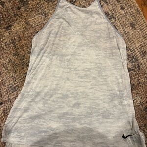 Nike Women's Light Gray Tank Top